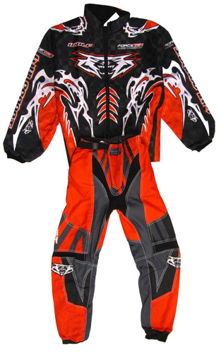 Kit bambino motocross rosso