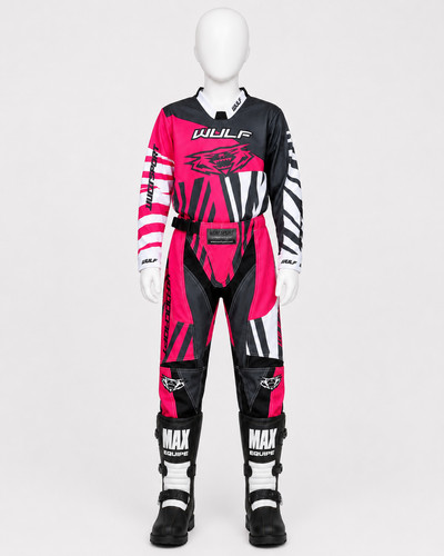 Kit stivali motocross rosa - kit,
