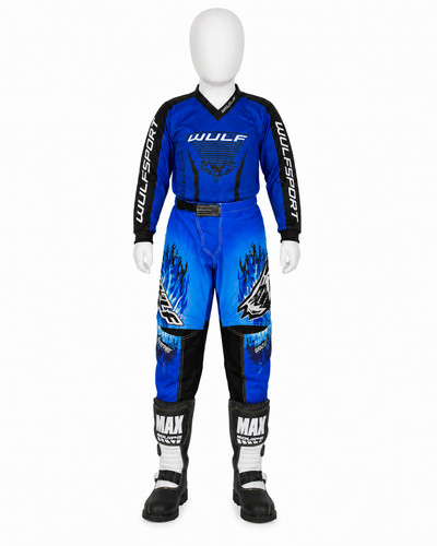 Kit stivali motocross blu - stivali,