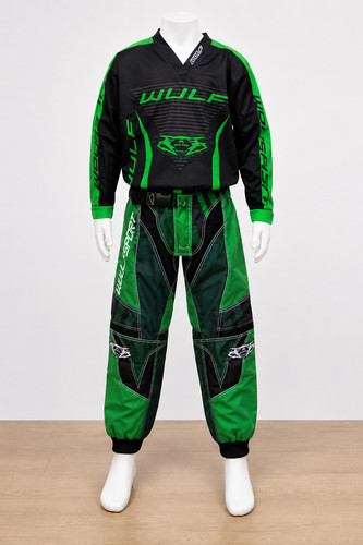 Kit verde motocross - , bambini