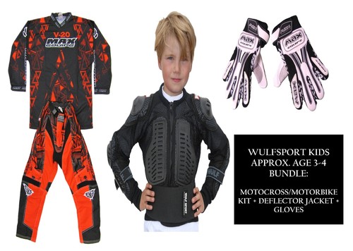 Kit set motocross - , rosso