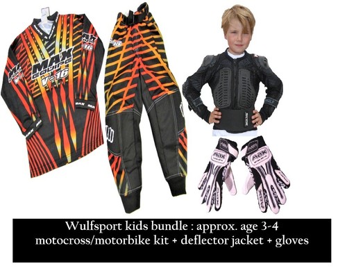Set motocross rosso bambini - , +