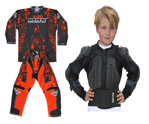 Kit set motocross - , rosso