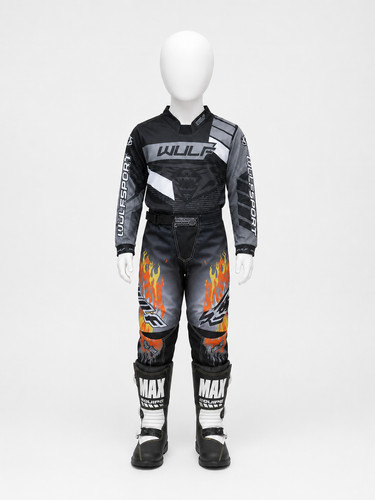 Kit stivali motocross grigi - kit,