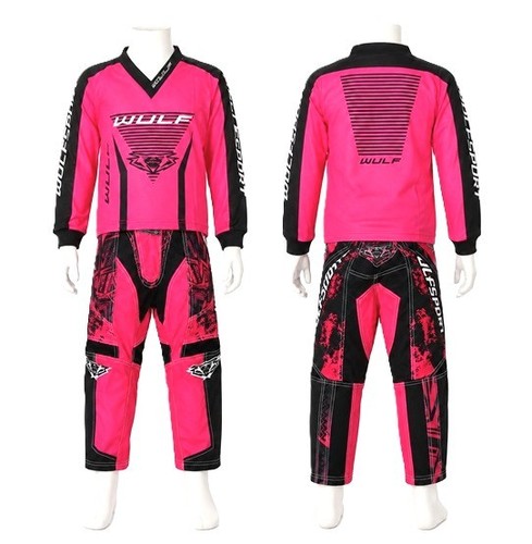 Kit motocross bambini rosa set - kit,