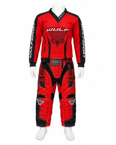 Kit motocross rosso bambini - kit,