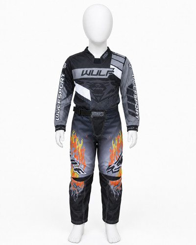 Kit motocross grigio bambini - motocross,