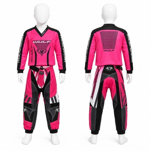 Kit motocross bambini rosa set - kit,