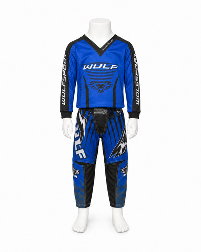 Kit motocross blu bambini - kit, set